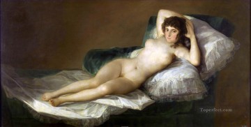black goya Painting - Nude Maja Francisco de Goya